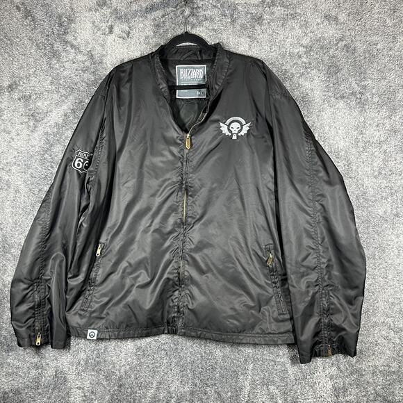 Blizzard Overwatch Deadlock Rebels Jacket Mens 3XL Route 66 Gamer Nylon 2019